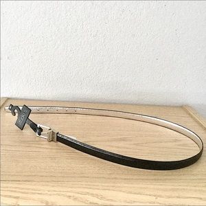 Vintage  Studio S reversible skinny belt